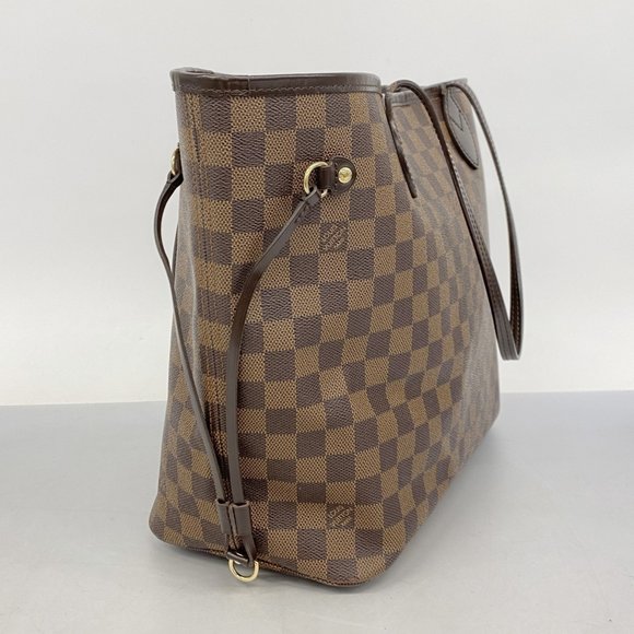 Louis Vuitton Tote Bag Damier Neverfull MM N51105 Ebene Women's - Picture 2 of 11